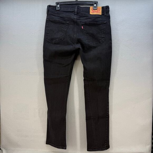 Levi's 511 Men's Jeans 36x32 Black Straight Leg Stretch Preppy Dad Jeans - Picture 2 of 13